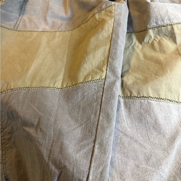 VANGRACK Men’s Swoosh Pants Hip Hop Nylon Windbreaker Green Size XL - Picture 9 of 9